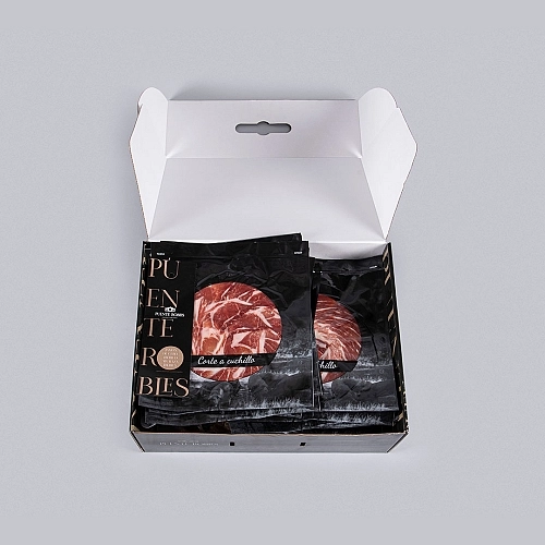 50% CEBO IBERICO PROSCIUTTO CRUDO IBERICO (AFFETTATO AL COLTELLO)