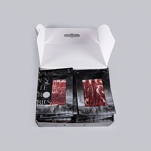 50% PROSCIUTTO CRUDO IBERICO (TAGLIO A MACCHINA)