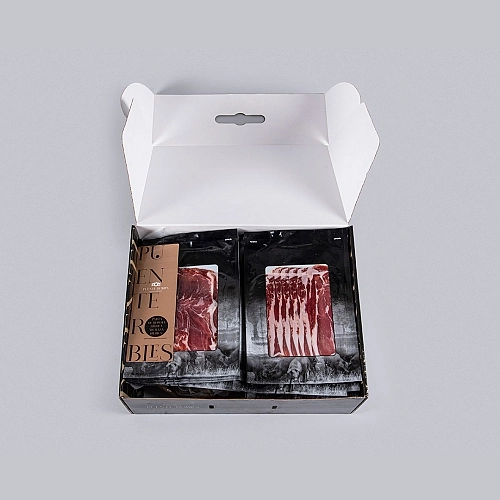 50% SPALLA IBERICA ALIMENTATA A GHIANDE (TAGLIO A MACCHINA)