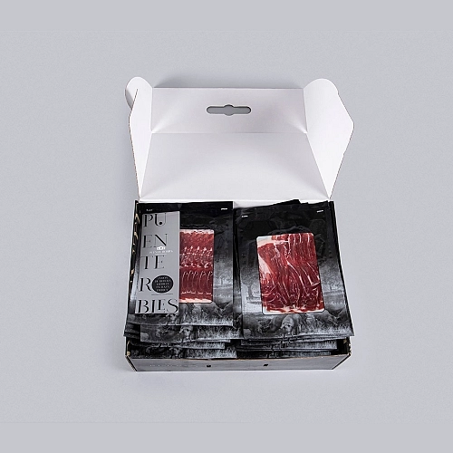 75% PROSCIUTTO IBERICO DI GHIANDA (AFFETTATO A MACCHINA)