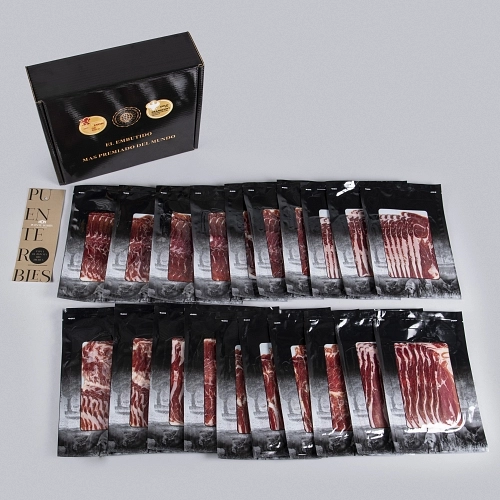 CONFEZIONE 2: 20 CONFEZIONI DI SPALLA DI PROSCIUTTO IBERICO DI PURA RAZZA IBERICA TAGLIATA A MACCHIN