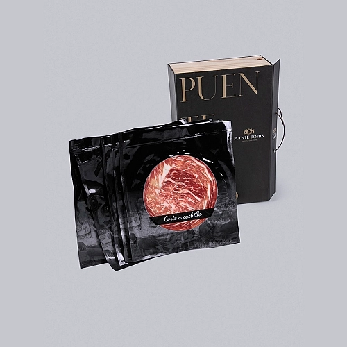 CONFEZIONI DI PROSCIUTTO CEBO IBERICO 50% RAZZA IBERICA