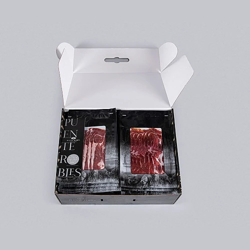 SPALLA DI CEBO DE CAMPO IBERICO 50% RAZZA IBERICA  (AFFETTATA A MACCHINA)